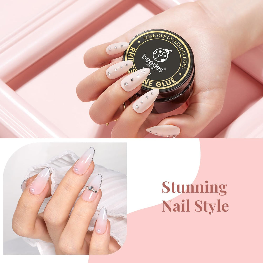 Beetles: dos pinceles para diseño de uñas con gemas