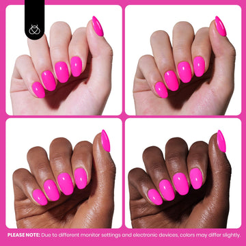Beetles gel rosa, retirada suave por remojo sin dañar la uña natural.