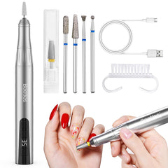 Beetles Electric Cordless Nail Drill compact design for easy portability.