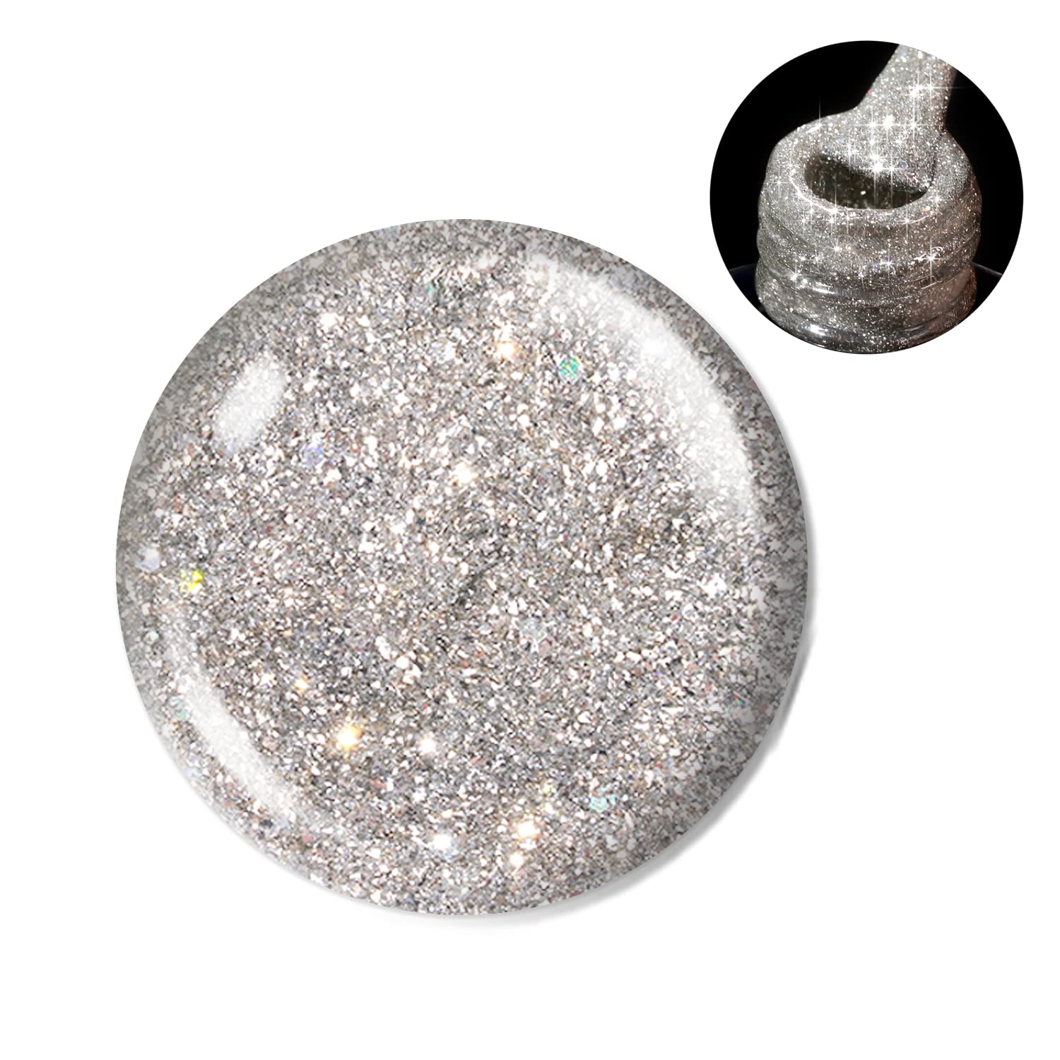 Envase de esmalte gel de 15 ml.