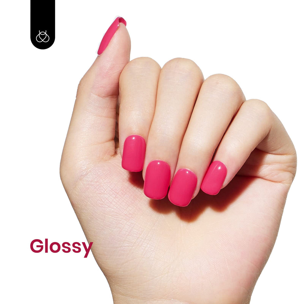 Beetles Esmalte en Gel Rosa Fucsia curado en UV/LED en 60-120 segundos