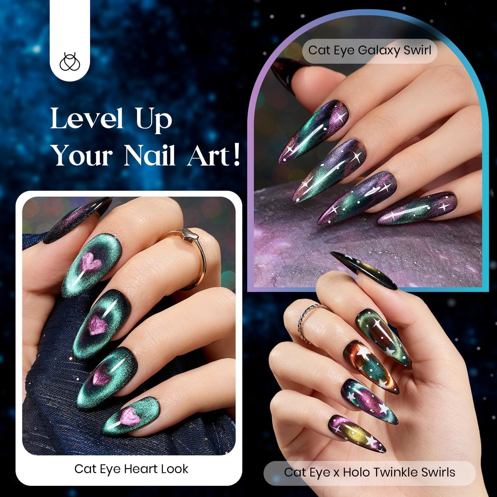Beetles Esmalte en Gel ojo-gato acabado de alto brillo y duradero