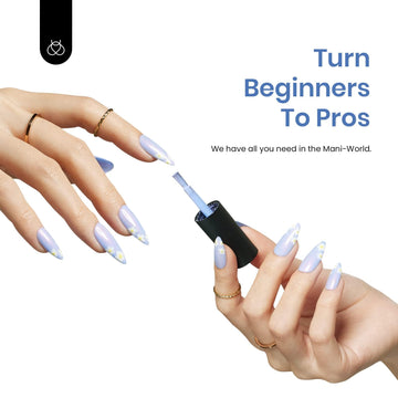 Beetles Esmalte Gel Aguamarina para manicura fresca y veraniega.