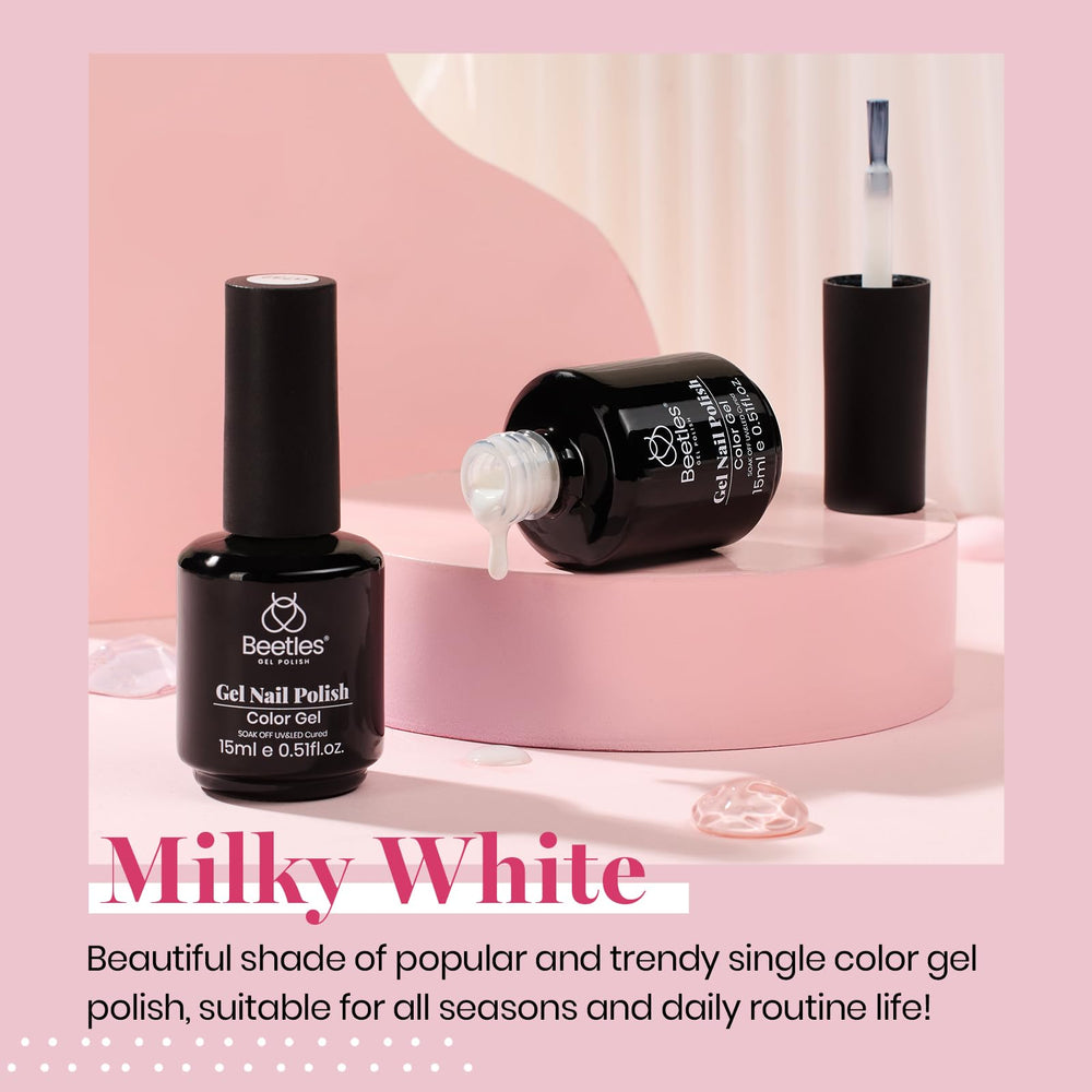 Beetles Esmalte Gel: aplicación fácil para color semitransparente.