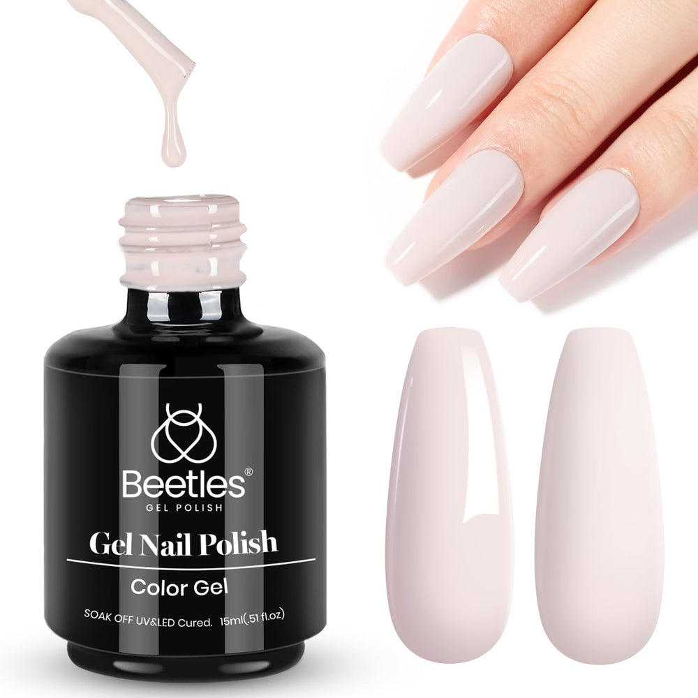 Beetles Esmalte Gel: botella de 15 ml con color uniforme y duradero.