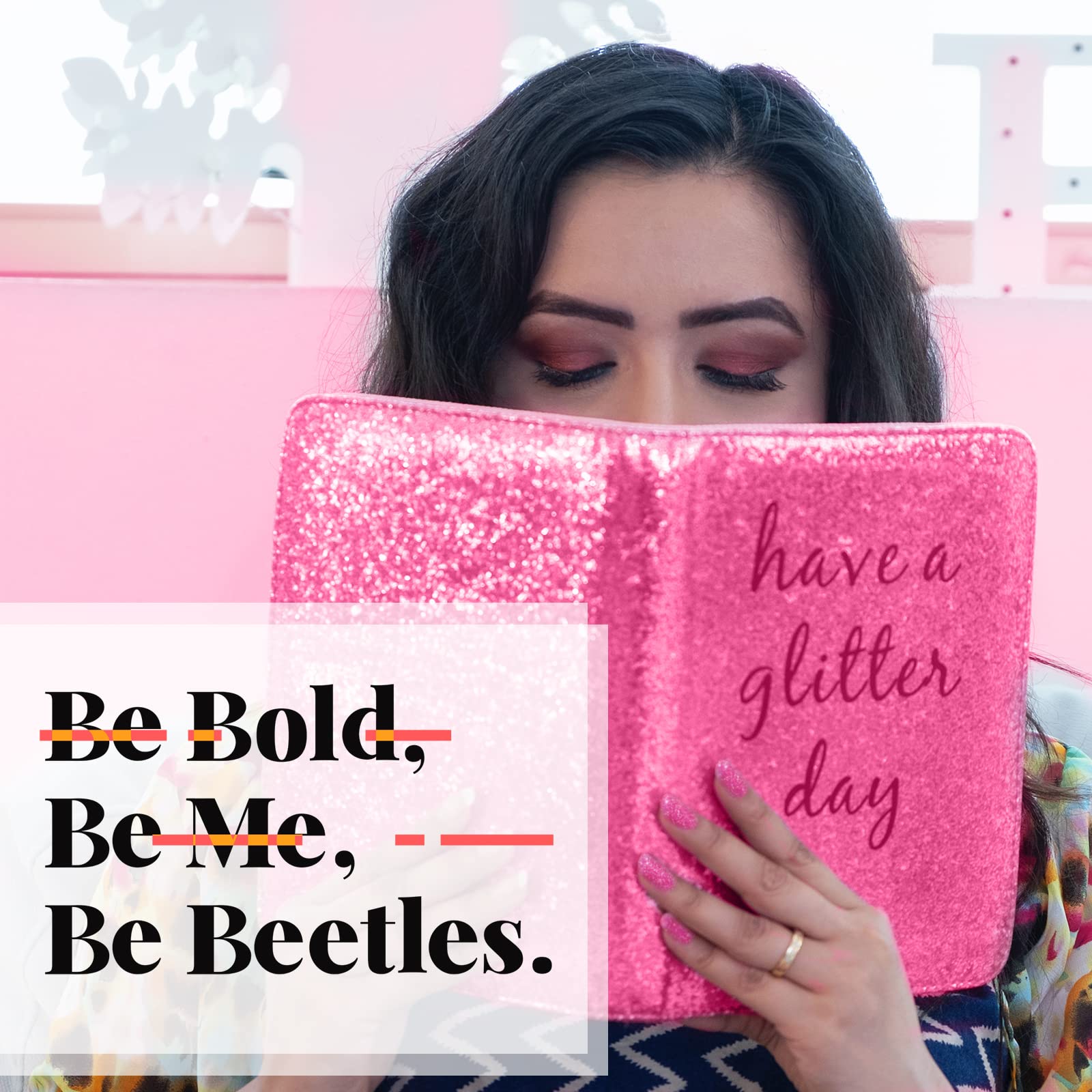 Beetles esmalte gel con brillo de micropartículas para uñas.