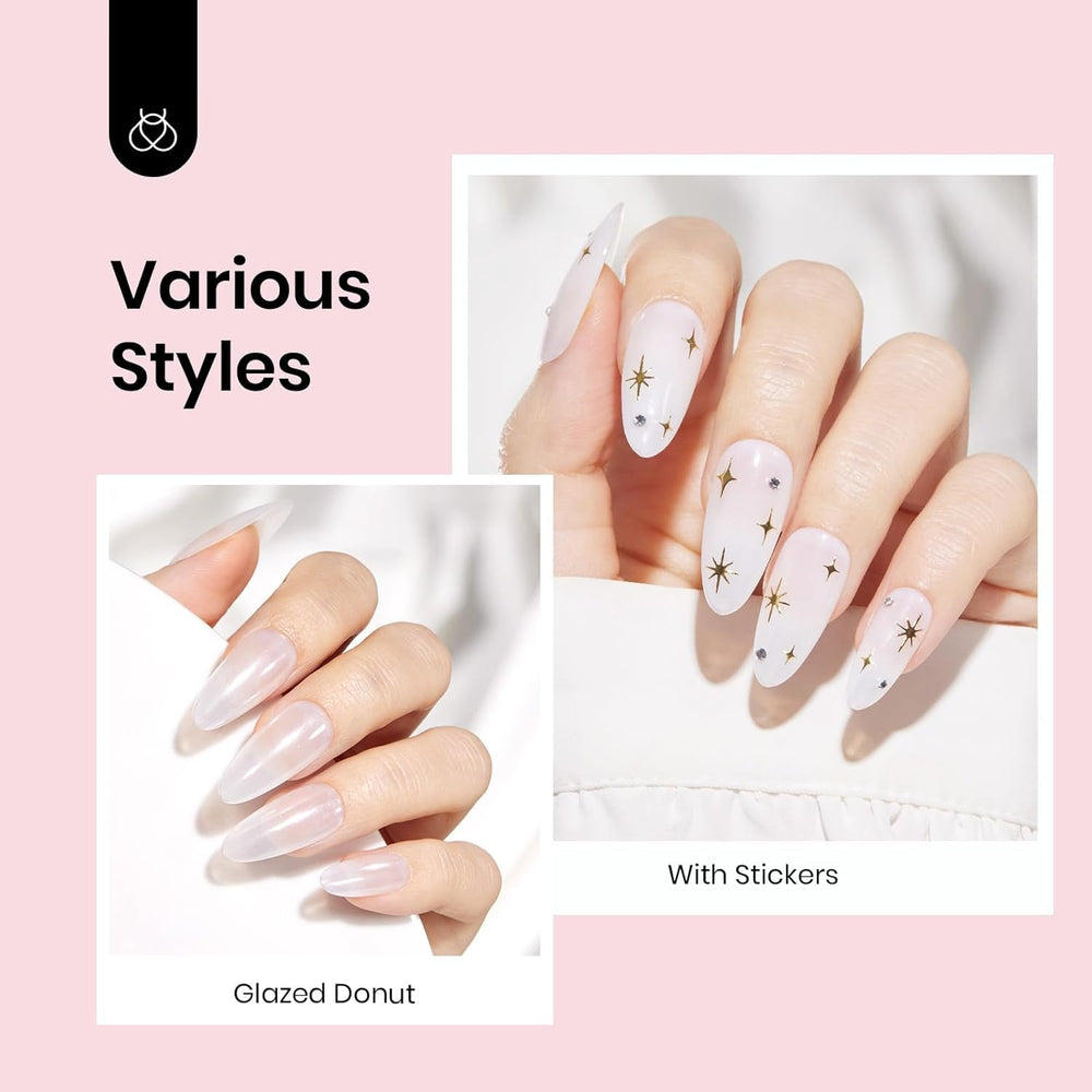 Beetles Esmalte Gel: efecto semitransparente para look natural.
