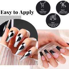 Beetles Esmalte Gel Negro 15 ml: color profundo y cobertura uniforme
