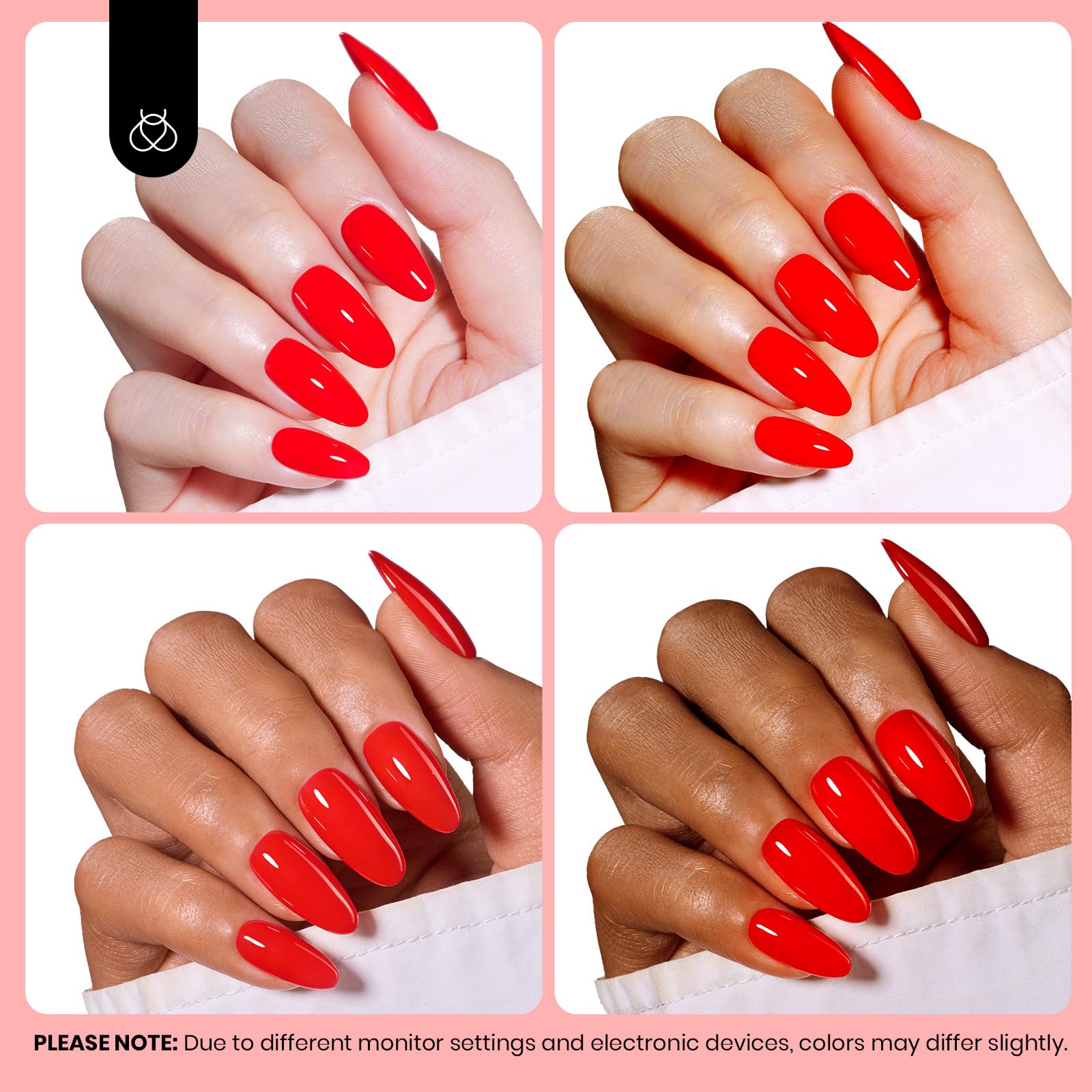 Beetles Esmalte Gel Rojo en envase coordinado, ideal regalo