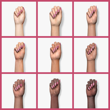 Beetles Esmalte Gel Rosa Muestra de color brillo suave