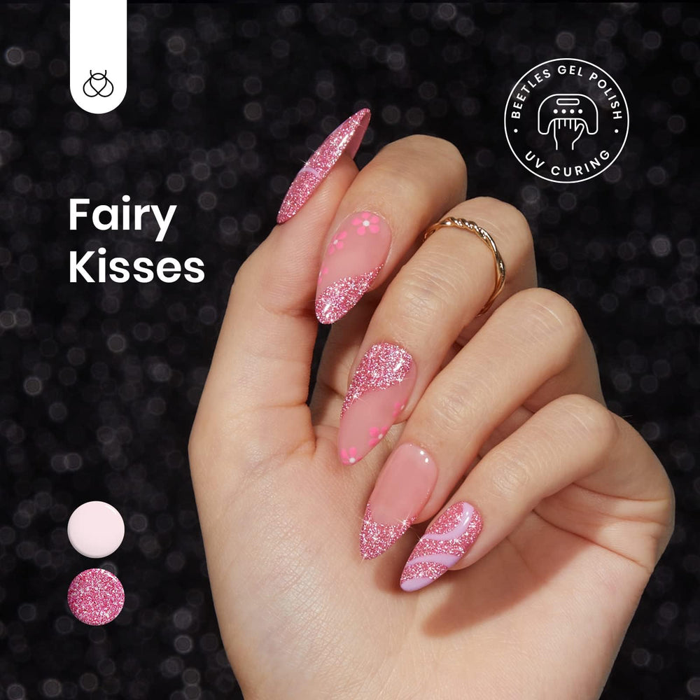Beetles Esmalte Gel Rosa Envase de 15 ml listo para manicura