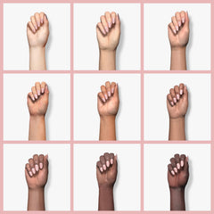 Beetles Esmalte Gel Rosa Malva Polvo, aplicación suave y cobertura uniforme.