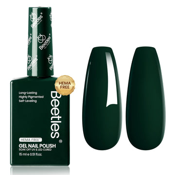 Beetles gel verde bosque oscuro libre de crueldad y sin pruebas.