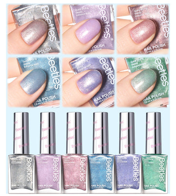 Beetles esmalte glitter para arte de uñas en casa y regalo.