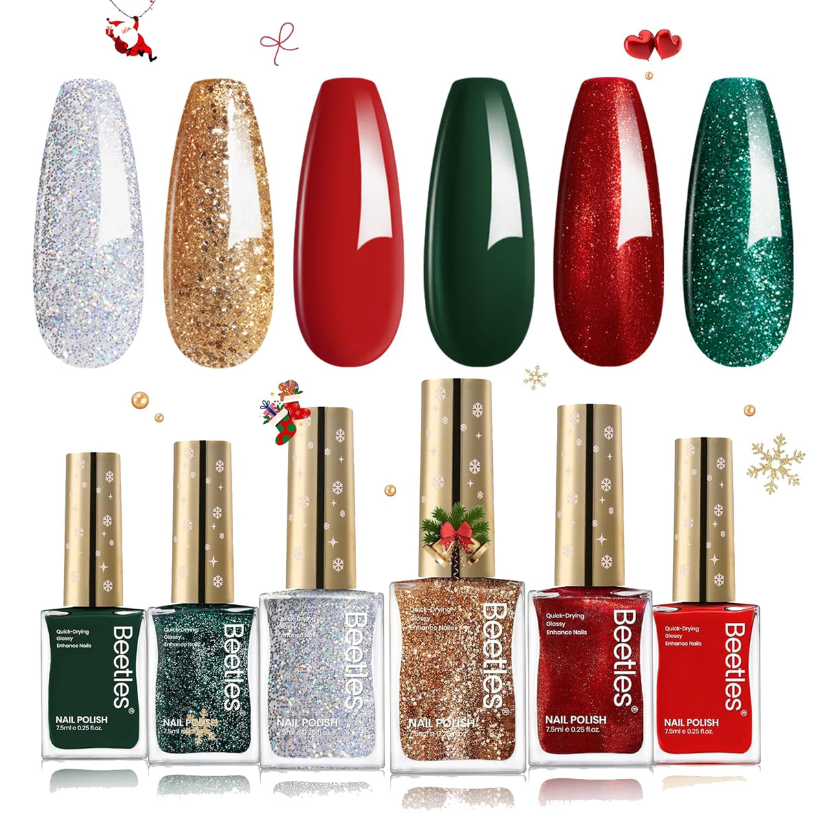 Beetles Esmalte rápido secado: secado al aire en 1–2 minutos para uñas listas.