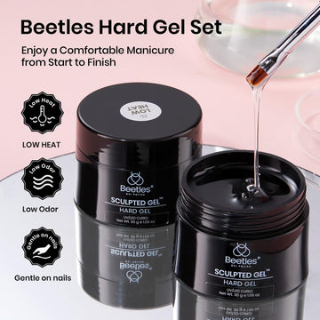 Beetles extensión de uñas, endurecidas y duraderas