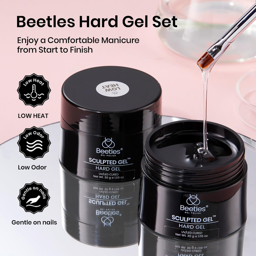 Beetles extensión de uñas, endurecidas y duraderas