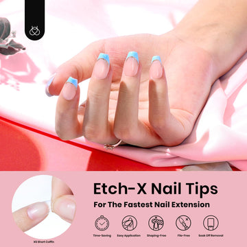 Beetles extensiones de uñas gel, instalación rápida sin lijado para uñas limpias