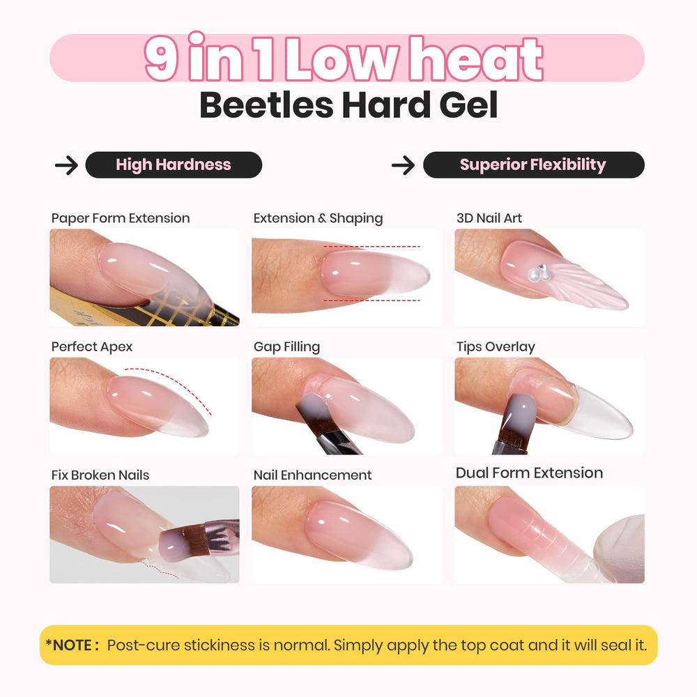 Beetles gel 9 en 1, extensión y reparación