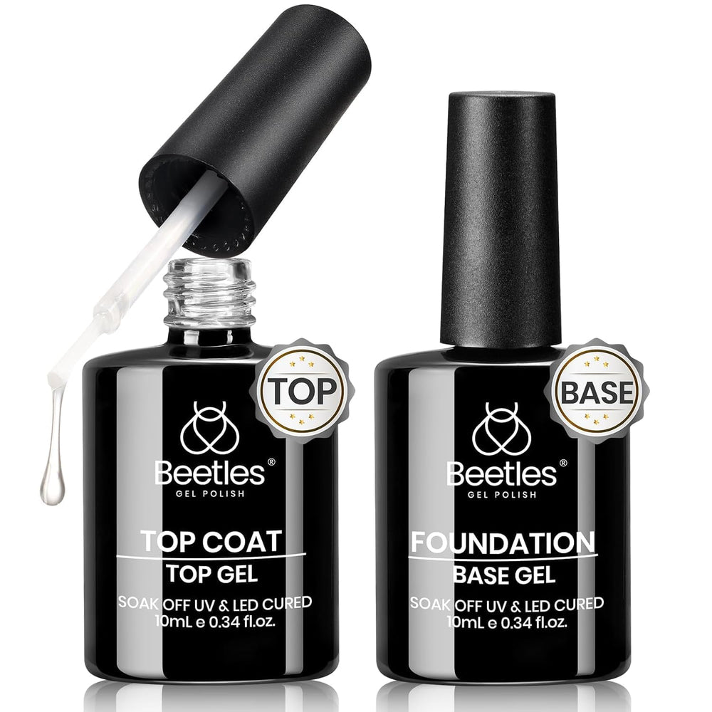 Beetles Gel Base: base adhesiva duradera para manicura estable.