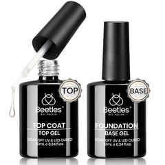 Beetles Gel Base: base adhesiva duradera para manicura estable.