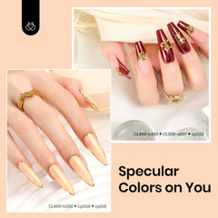 Beetles gel blanco base para combinar colores.
