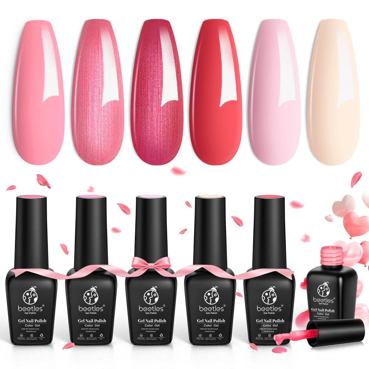 Beetles Gel: botella con esmalte de alto brillo para uñas