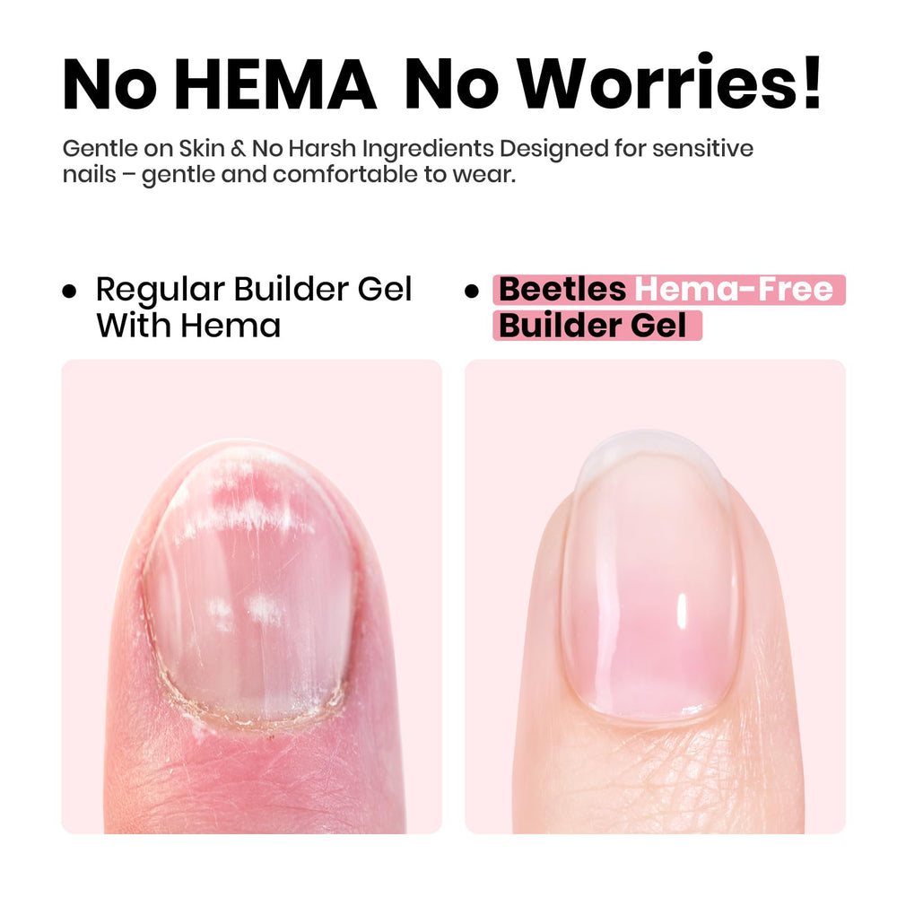 Beetles gel de construcción 8 en 1 para múltiples usos en uñas.