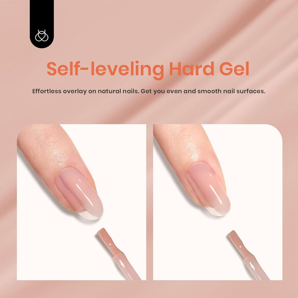 Beetles Gel Caramel Nude se auto nivelará para una superficie lisa