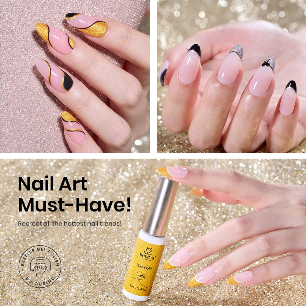 Beetles Gel Liner Uñas Rosa: acentos suaves para diseños artísticos.