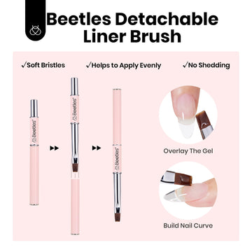 Beetles gel duro curva natural para uñas elegantes