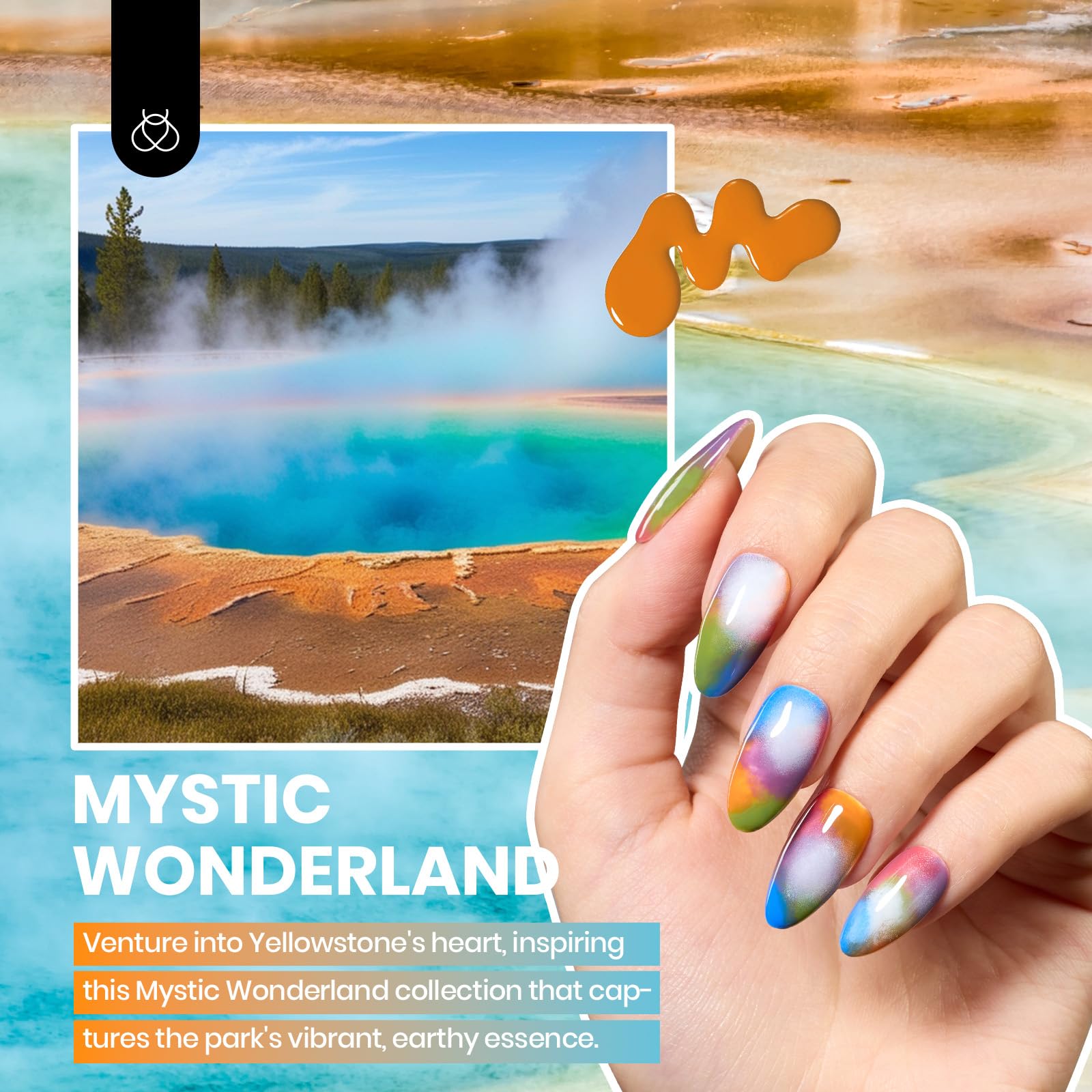 Beetles Gel Nail Kit Mystic Wonderland, 36 colores para looks diarios variados.