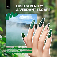 Beetles Gel Nail Kit Mystic Wonderland, base y capa superior para acabado duradero.