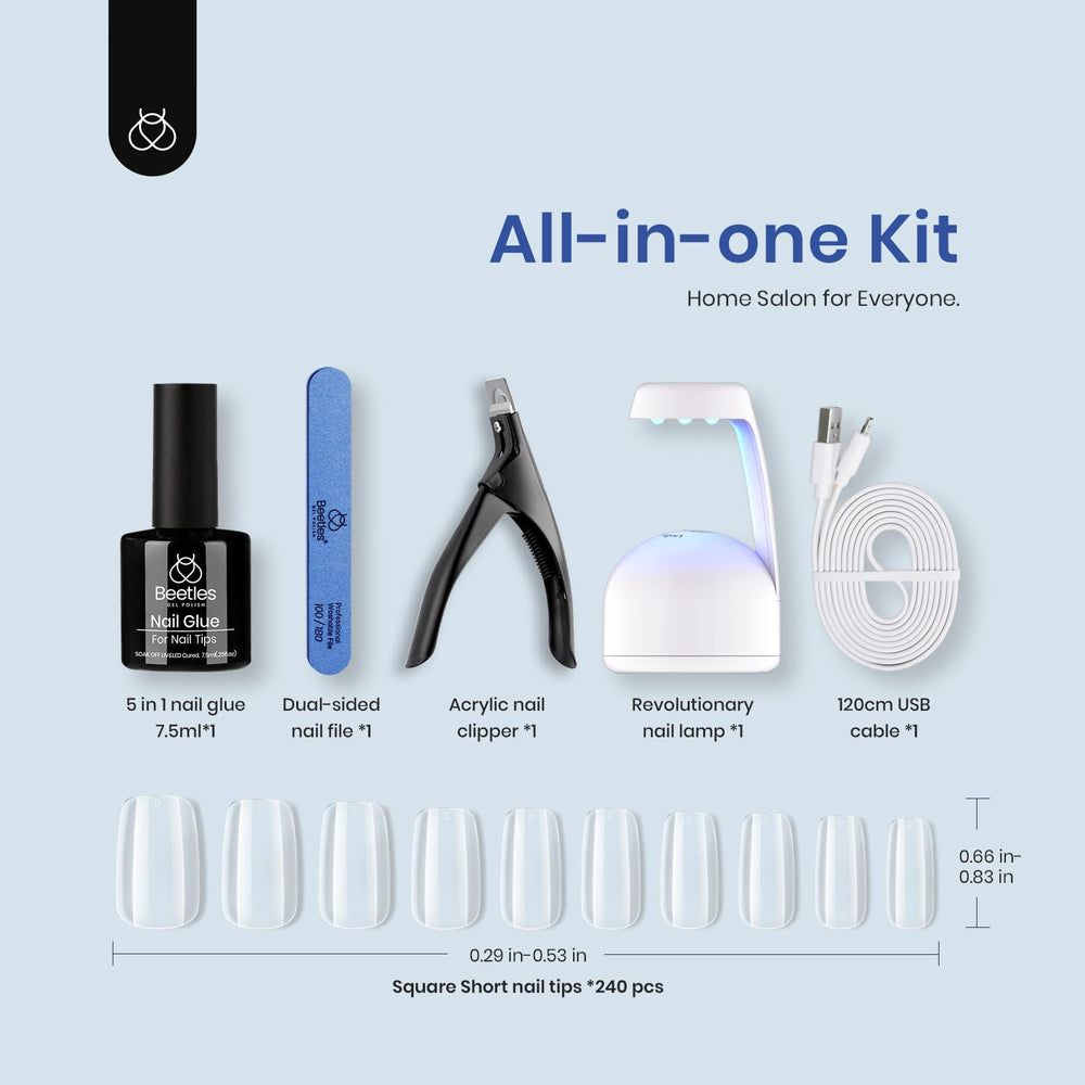Beetles Gel Nail Kit easy DIY manicure at home
