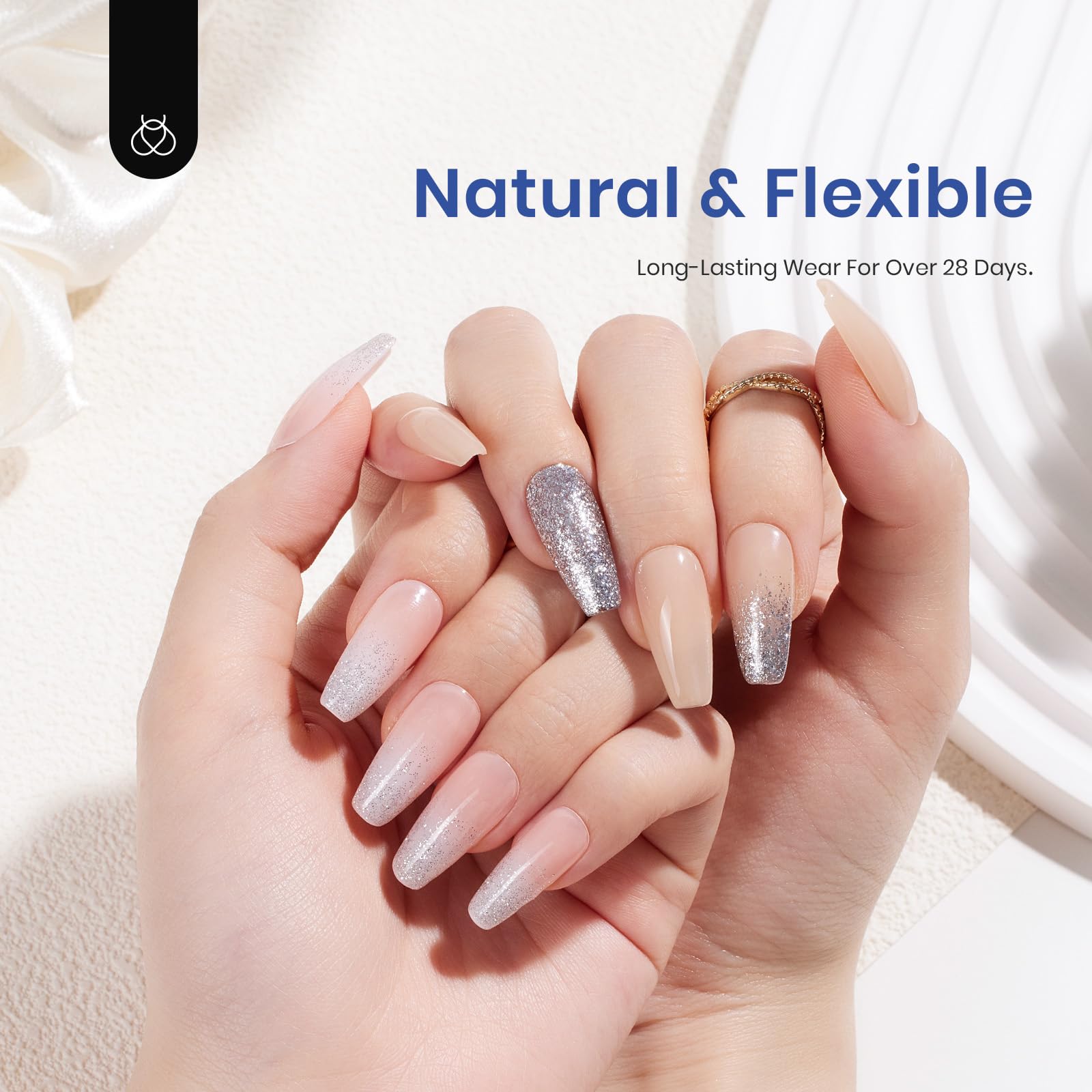 Beetles Gel Nail Kit gel 7,5 ml para color y acabado duradero