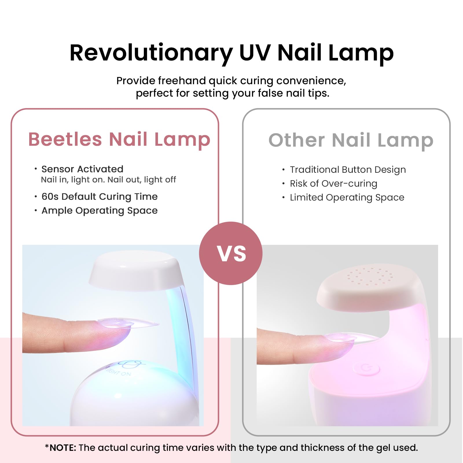 Beetles Lima de uñas para dar forma suave