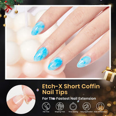 Beetles Gel Nail Tips 12 tallas: ajuste cómodo para diferentes dedos