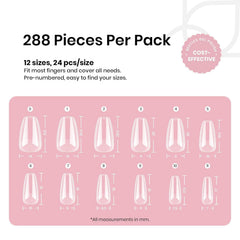 Beetles Gel Nail Tips: cobertura total para un acabado uniforme