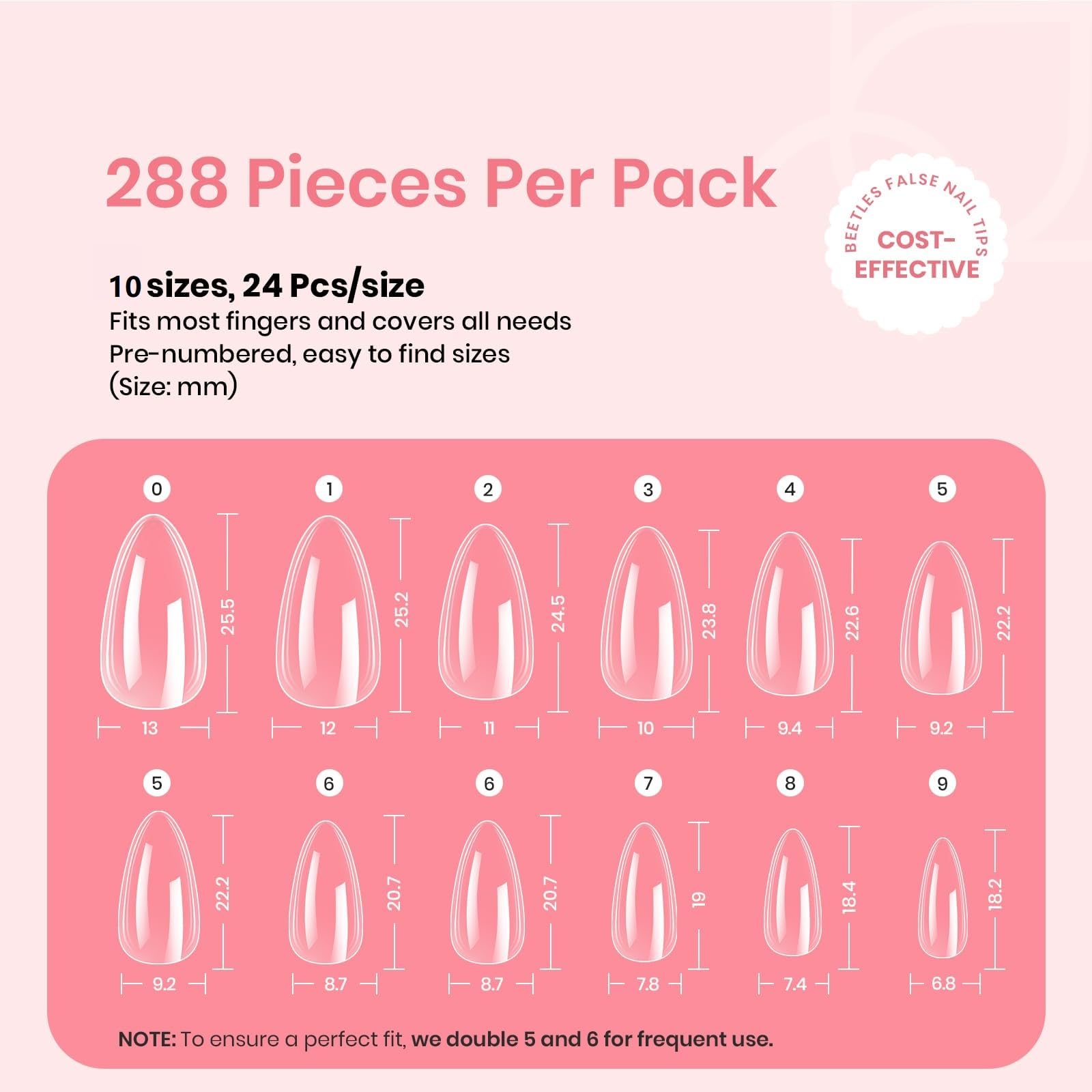 Beetles Gel Nail Tips: puntas preformadas listas para usar, ahorro de tiempo.