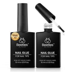 Beetles Gel Polish cola de uñas: enfoque en aplicación fácil y adhesión firme para puntas acrílicas