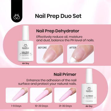 Beetles Gel Adhesivo para uñas, extensión fácil y estable.