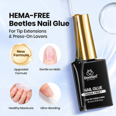 Beetles Gel Polish: adhesión de larga duración para extensiones y tips.