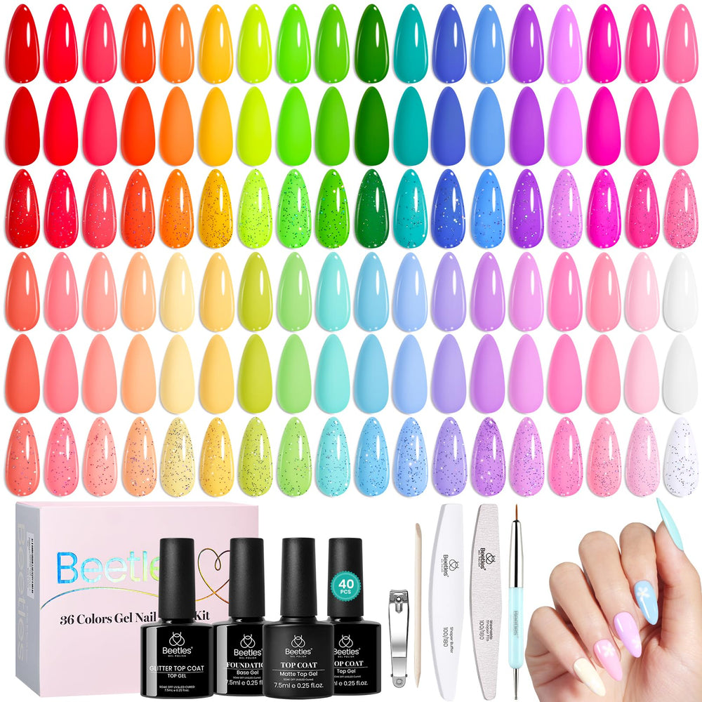 Beetles Gel Polish: aplicación fácil, ideal para uñas en casa.