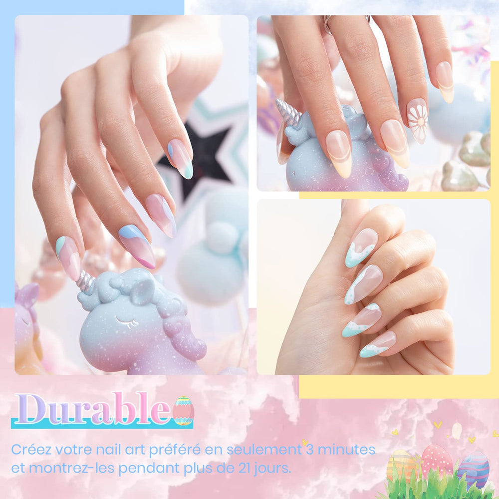 Beetles Gel Polish Azul Bebe azul claro para un estilo suave
