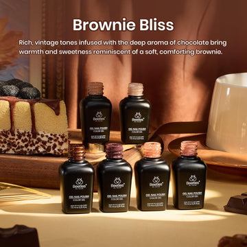 Beetles Gel Polish Brownie Bliss: embalaje listo para regalo y almacenamiento
