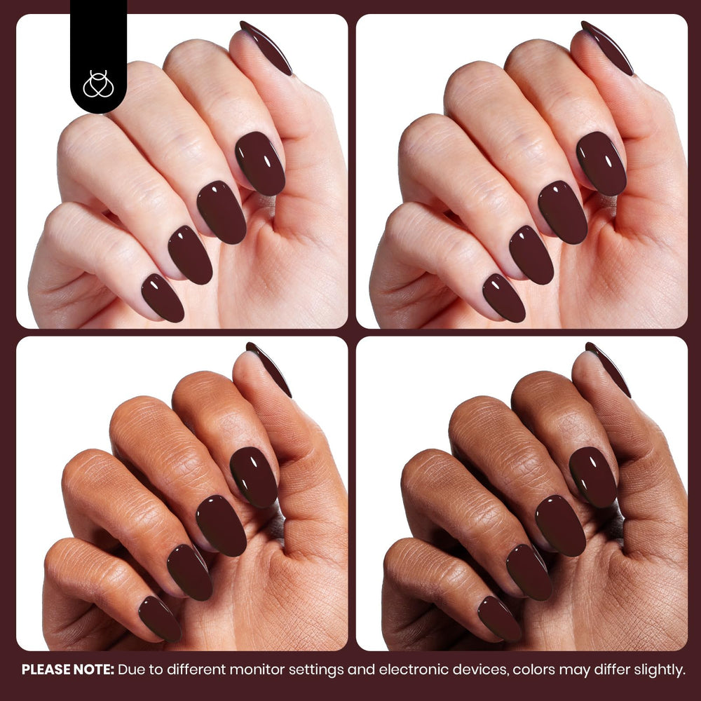 Beetles Burgundy Red requiere base y capa superior por separado.