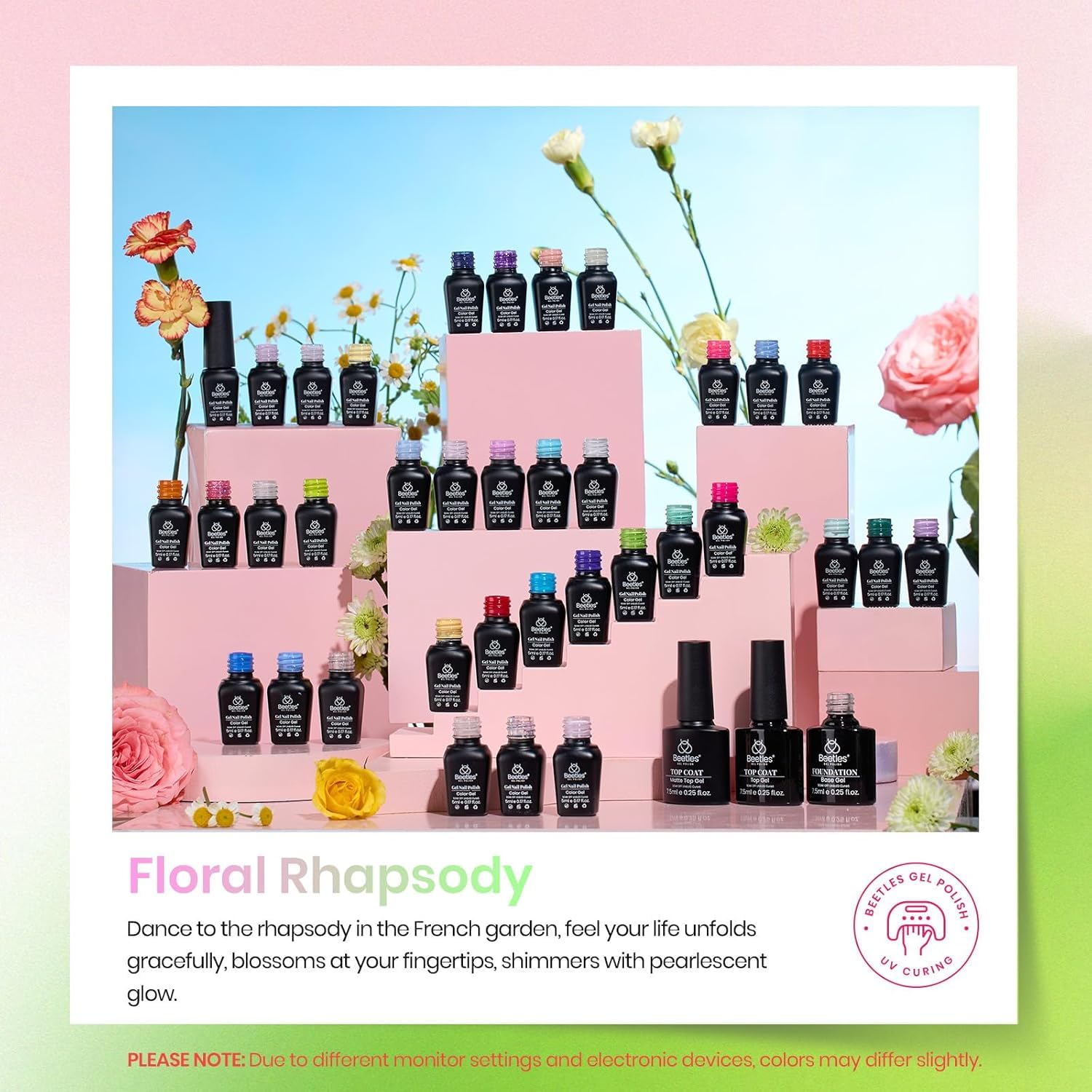 Beetles Gel Polish: capa superior brillo para un acabado lujoso