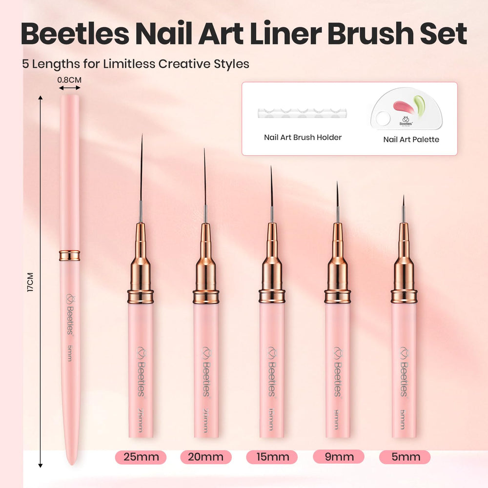 Beetles Gel Polish delineador 9mm para líneas finas