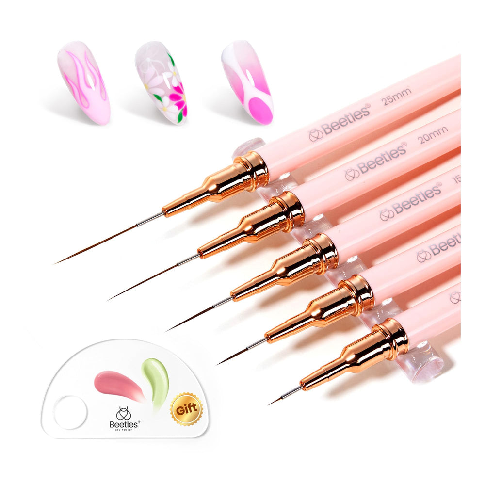 Beetles Gel Polish delineadores rosados para uñas