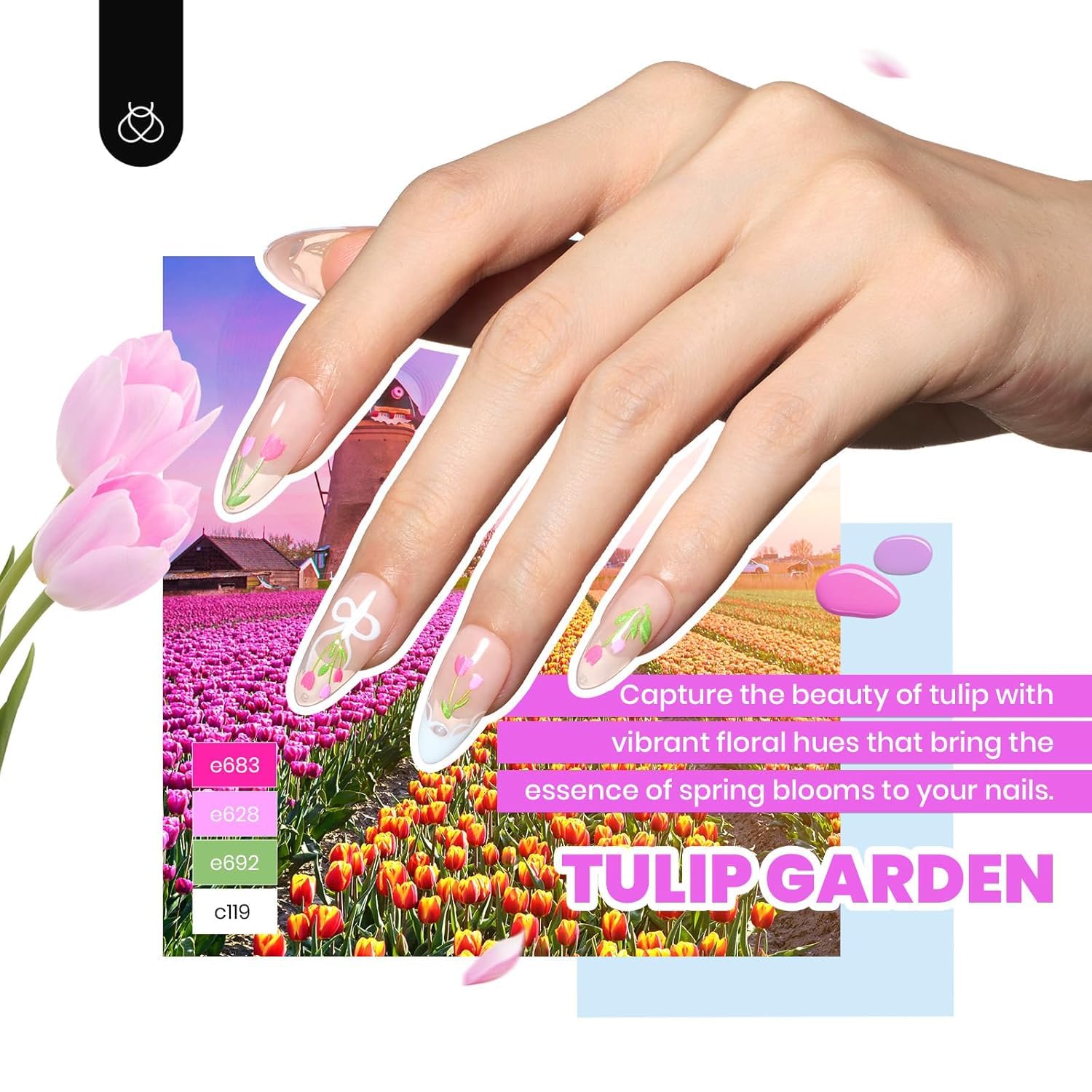 Beetles Gel Polish Kit presentado en estuche para almacenamiento seguro.